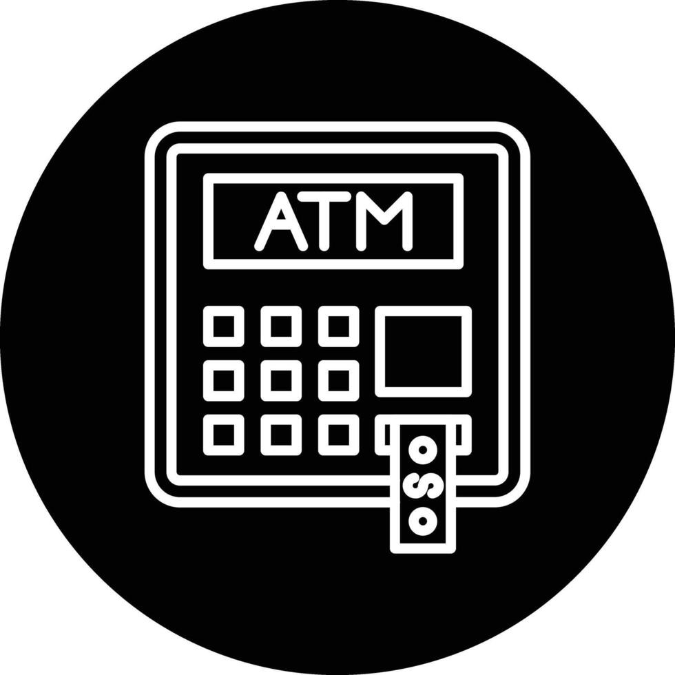 ATM Illustration Icon vector