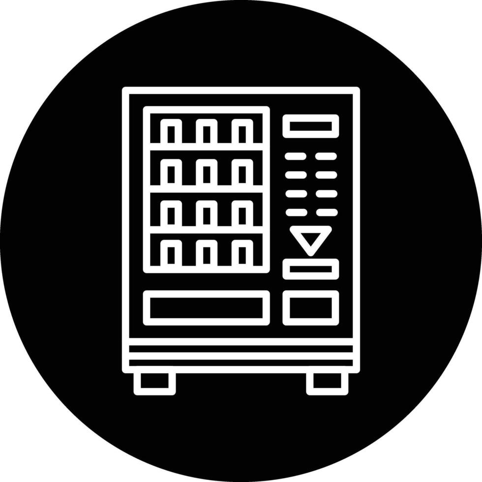 Vending Machine Illustration Icon vector