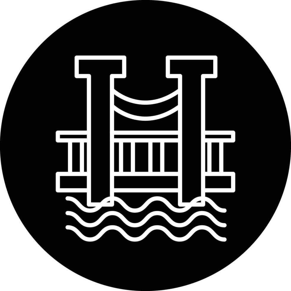Bridge Illustration Icon vector
