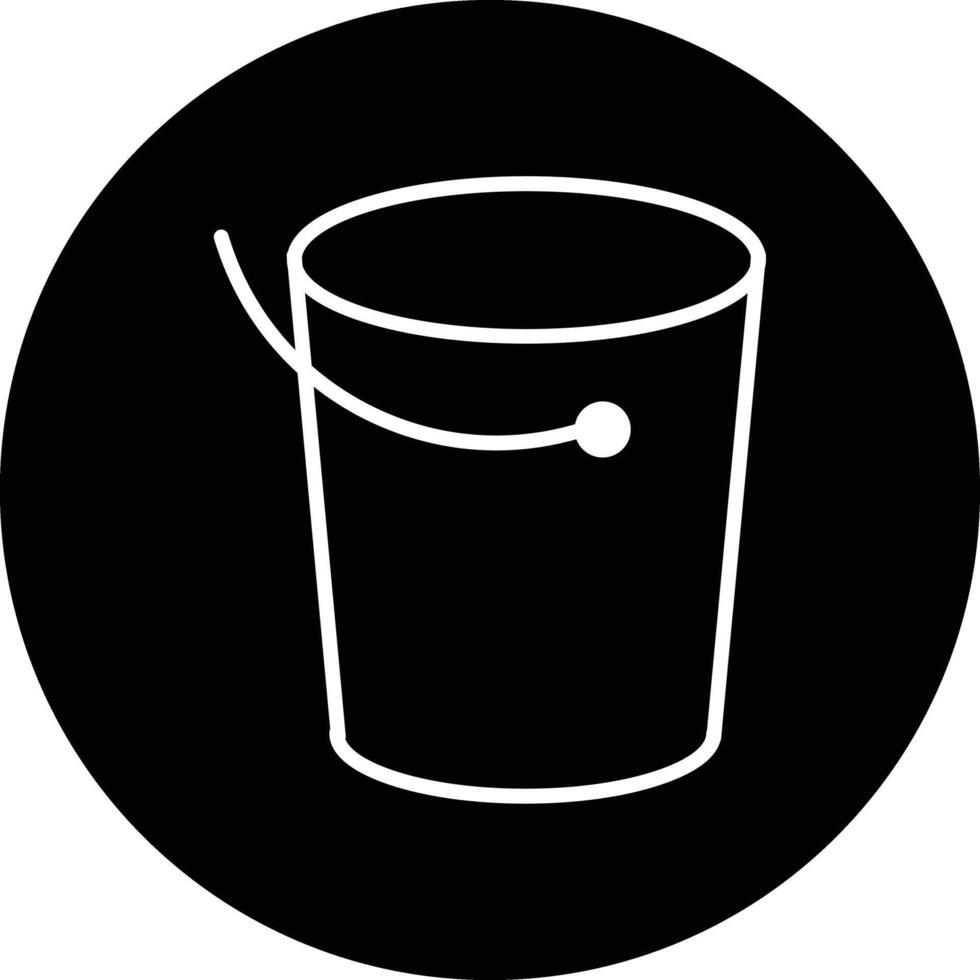 Bucket Illustration Icon vector
