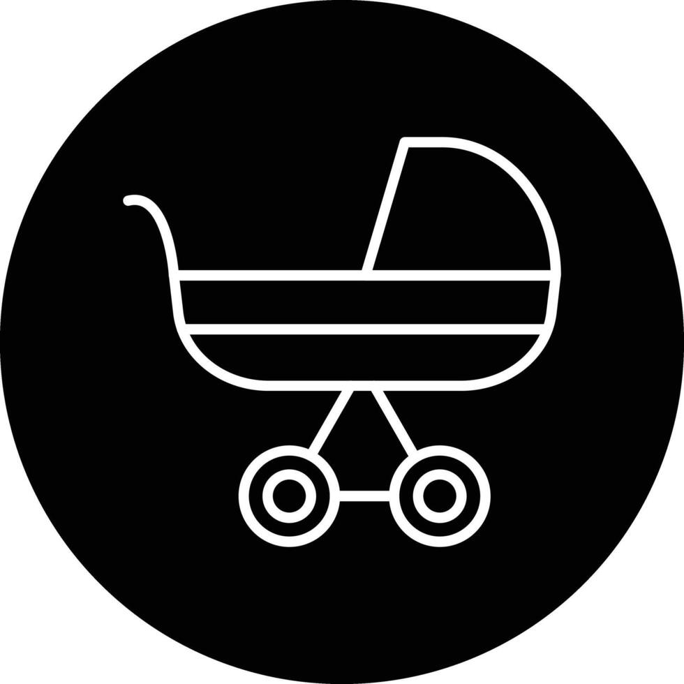 Stroller Illustration Icon vector
