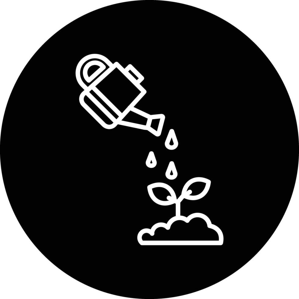Watering Can Illustration Icon vector