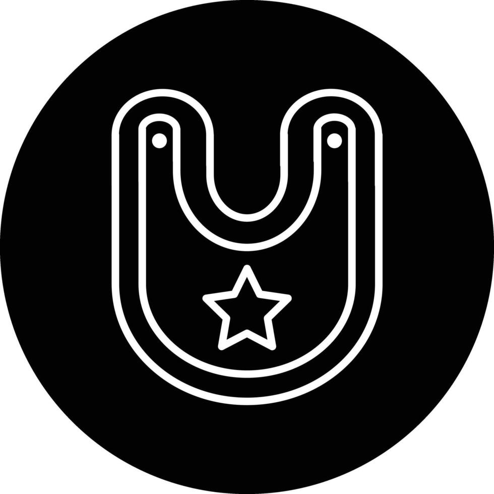Bib Illustration Icon vector