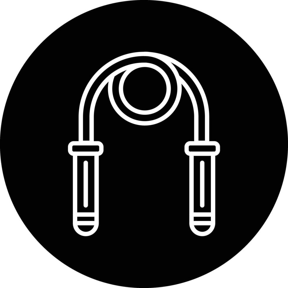 Skipping Rope Illustration Icon vector