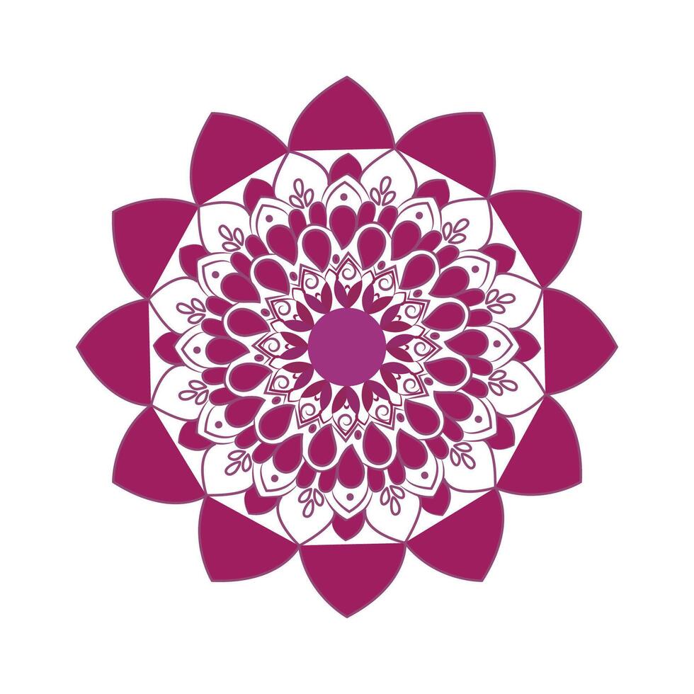 Beautiful Floral Mandala Design vector