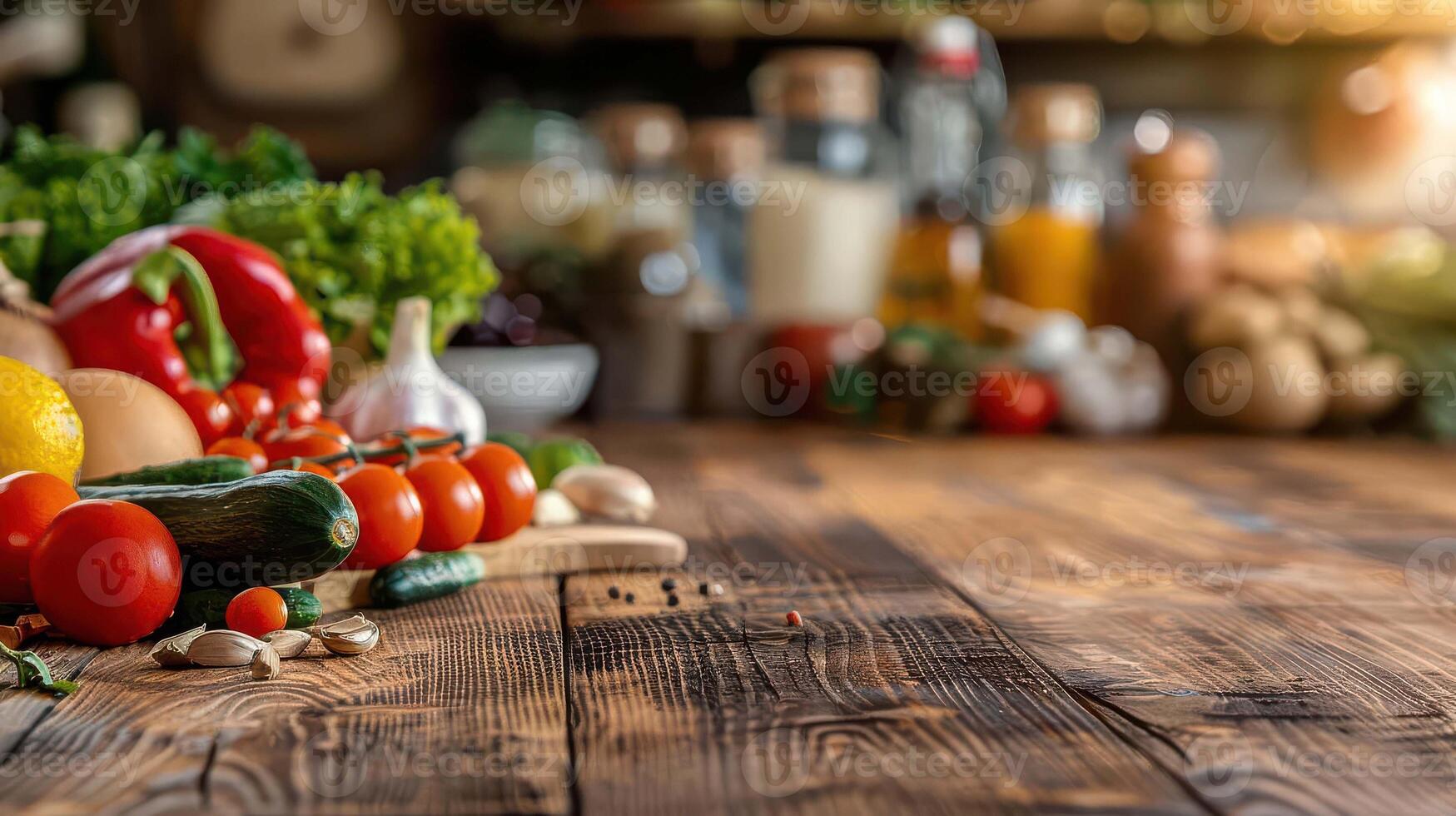 A table with a variety of vegetables and fruits photo