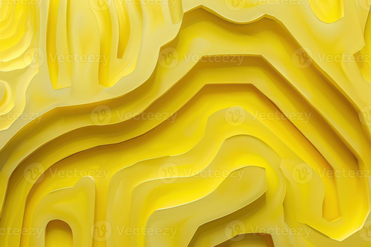A yellow paper texture with a wavy pattern photo