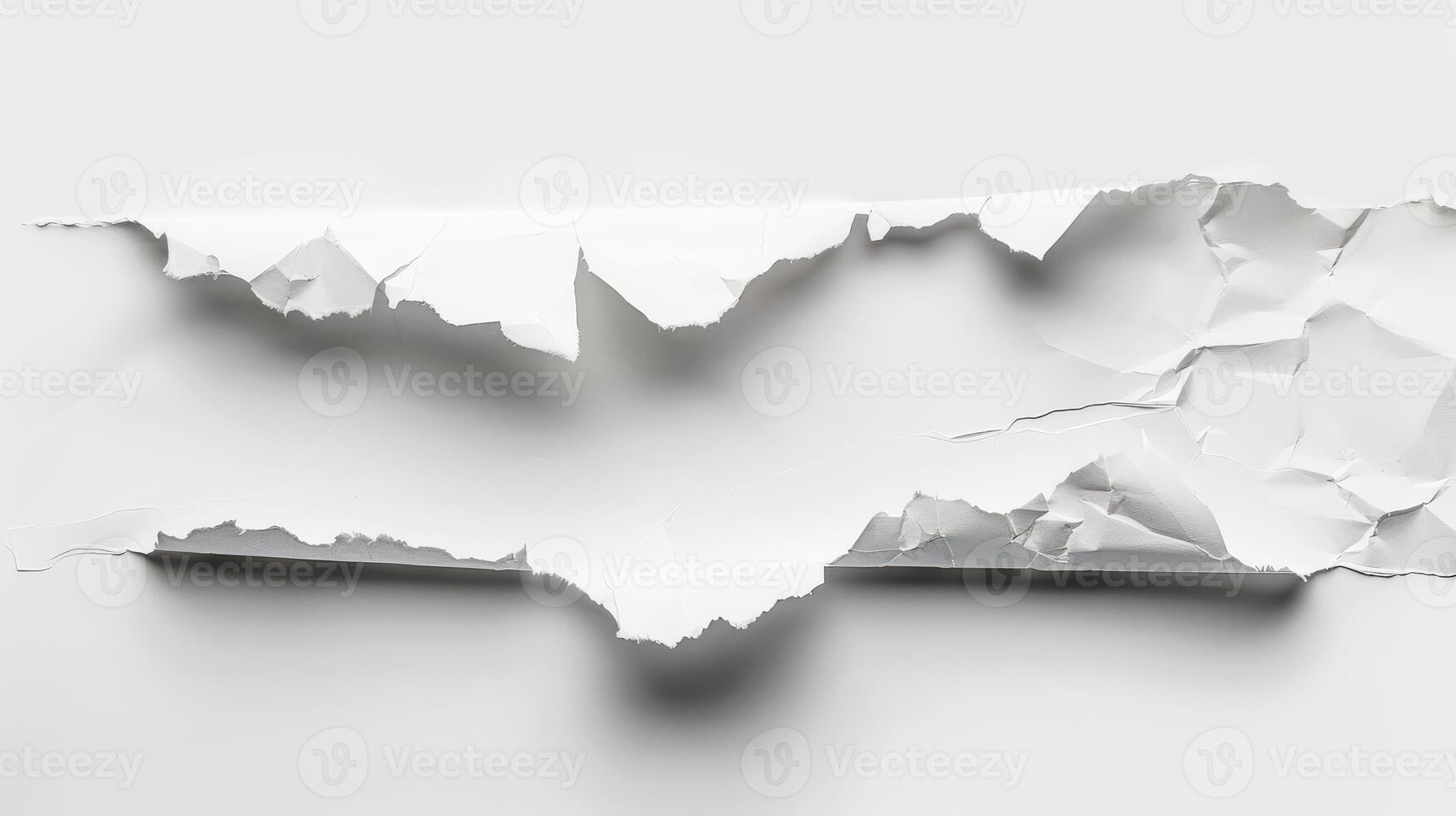 Torn paper background with white background photo