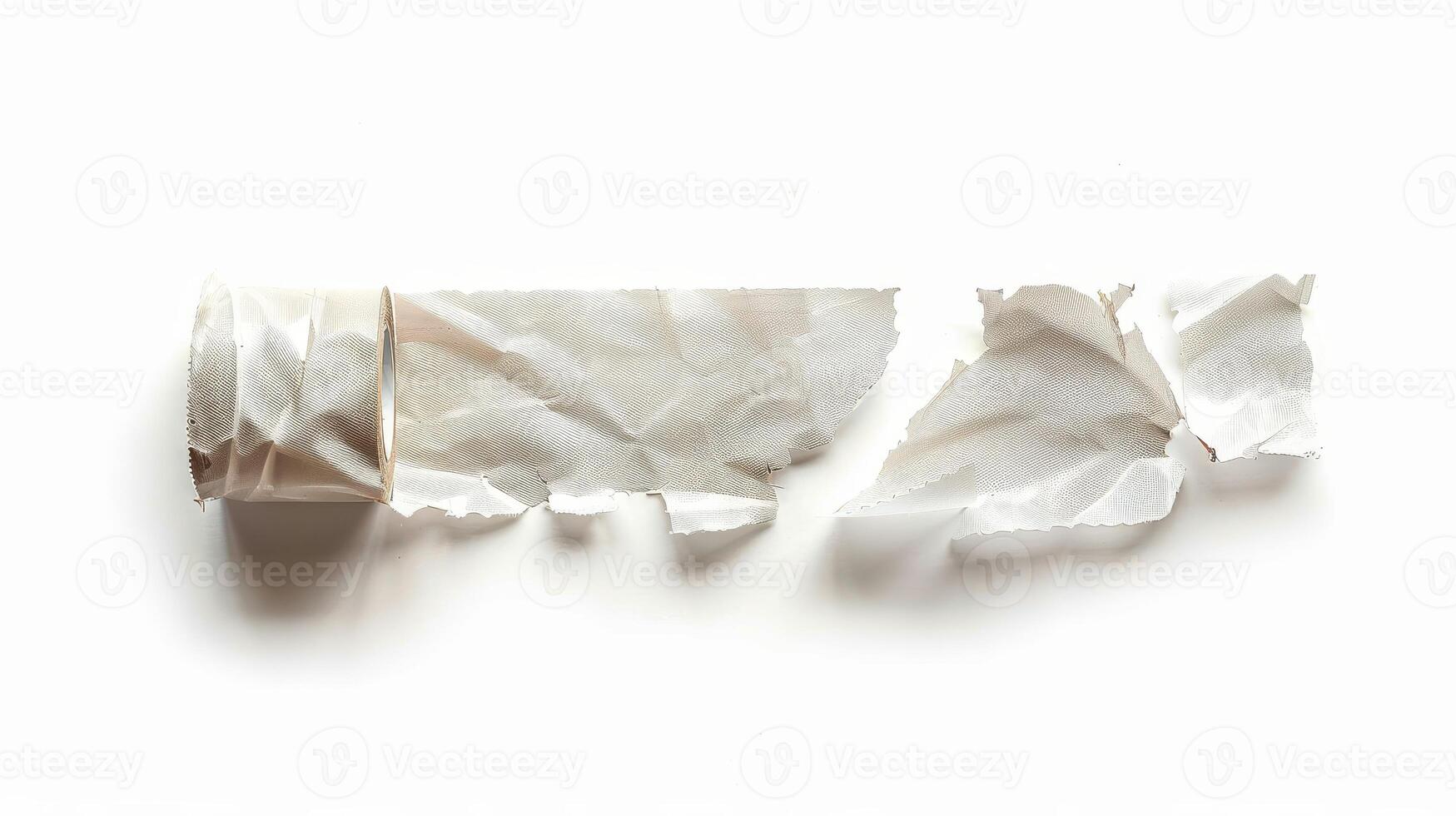 A piece of white paper with a piece of torn paper photo