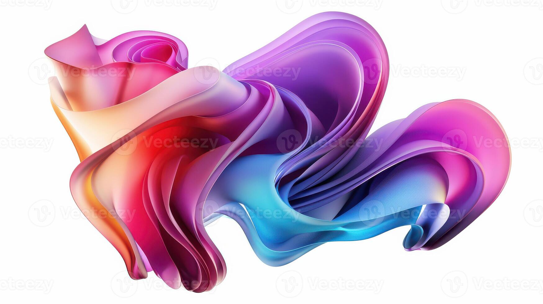 An abstract image of a colorful swirl photo
