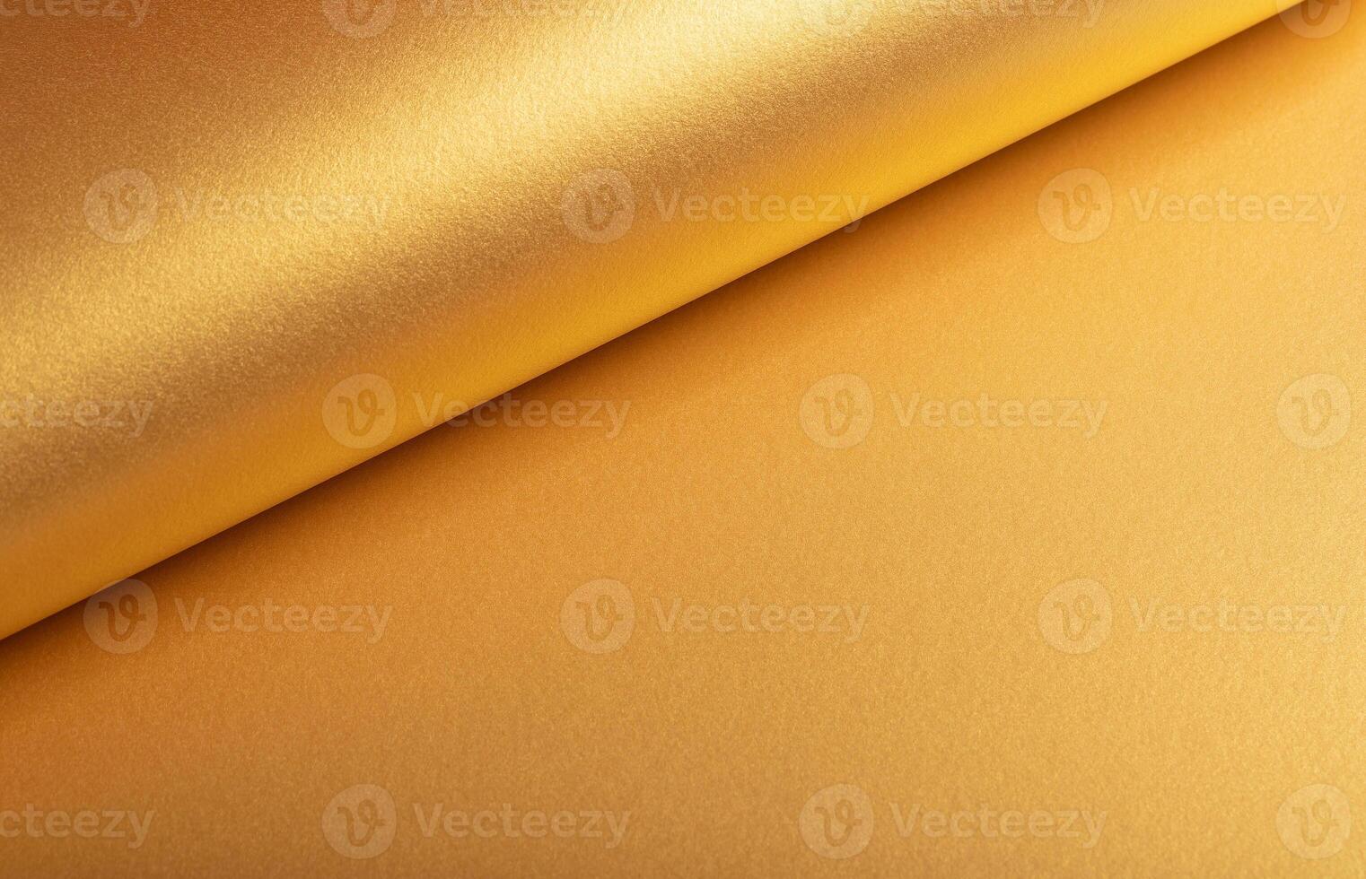 Golden paper with a polished, metallic texture and curved folds, featuring glowing gradients and photo