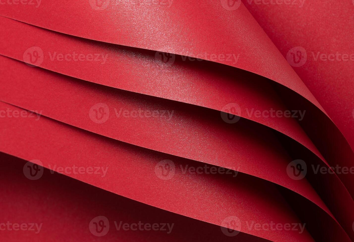 Scarlet red paper with a vivid gradient and glowing, shiny surface. The premium material features photo