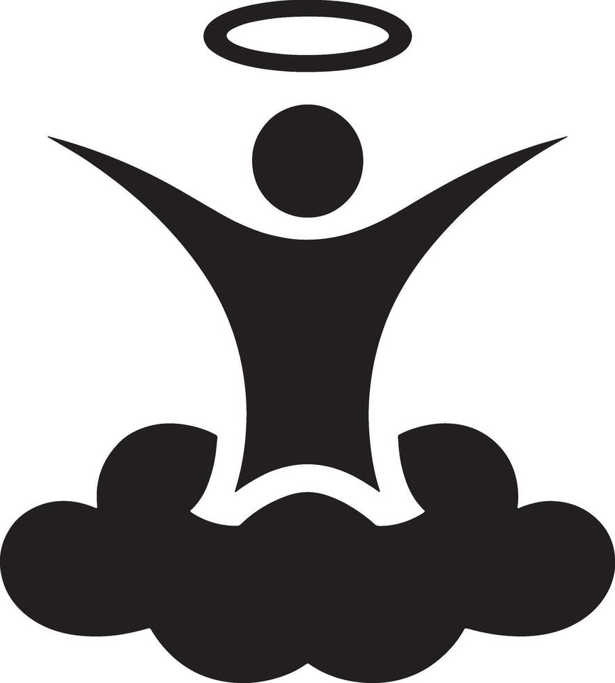 Design Angel Icon Style vector