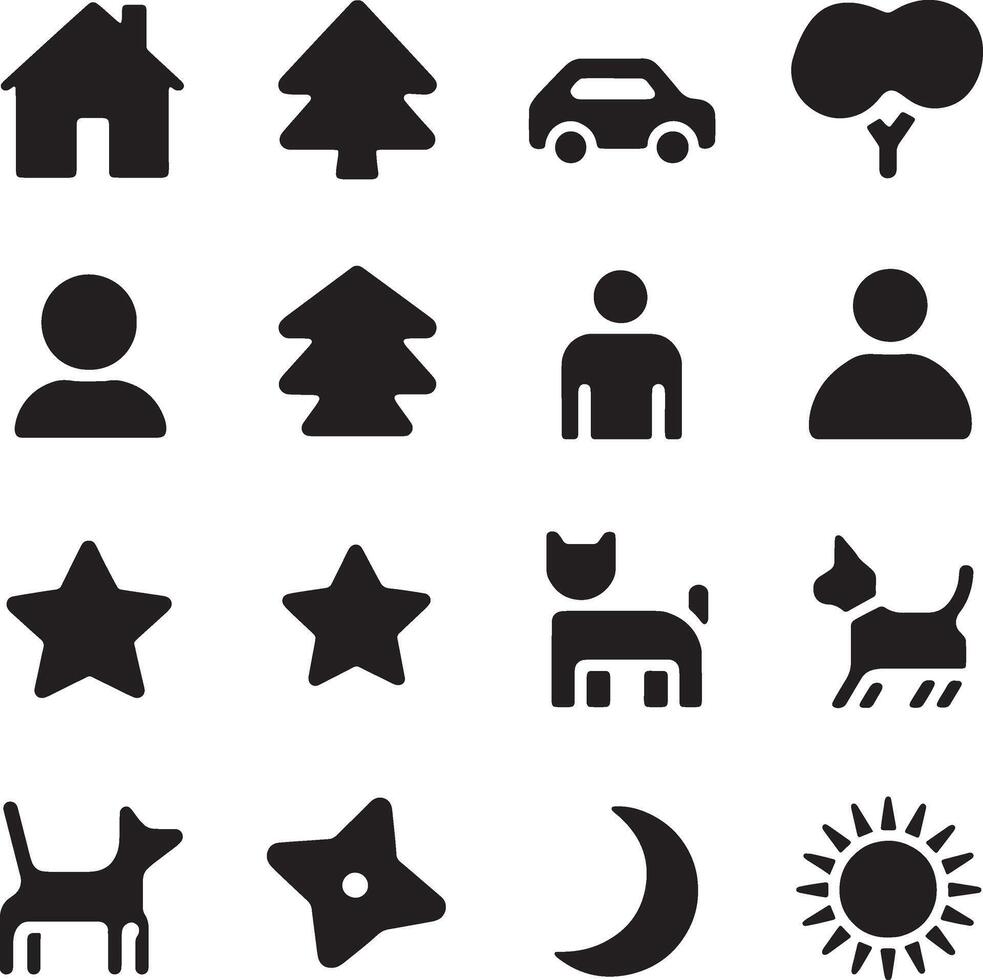 Solid icon set - clouds , christmas tree, holly, deer hat, tonometer, broccoli, breads, money, moon flag vector