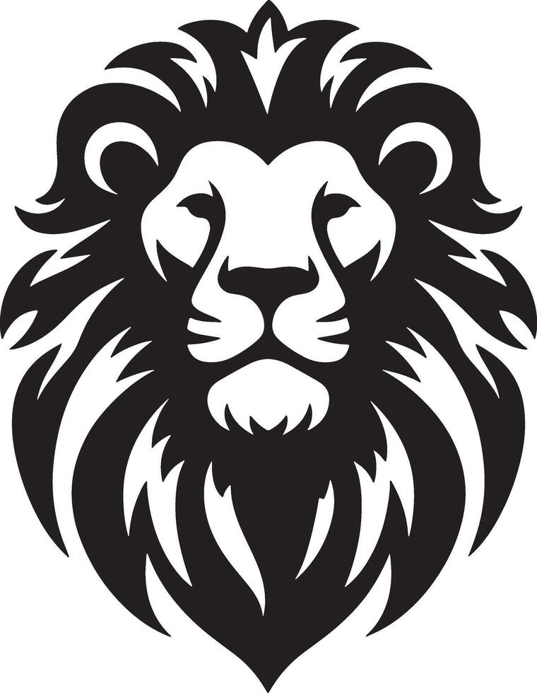 The Majesty of the Lion's Head vector