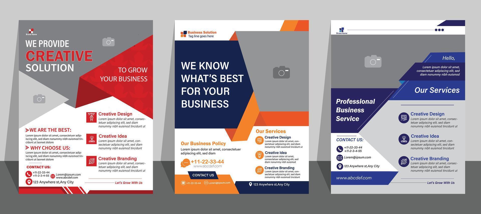 Professional Business Flyer Design, fully editable ,A4 Size, Print Ready Format .Creative corporate business flyer template design. vector