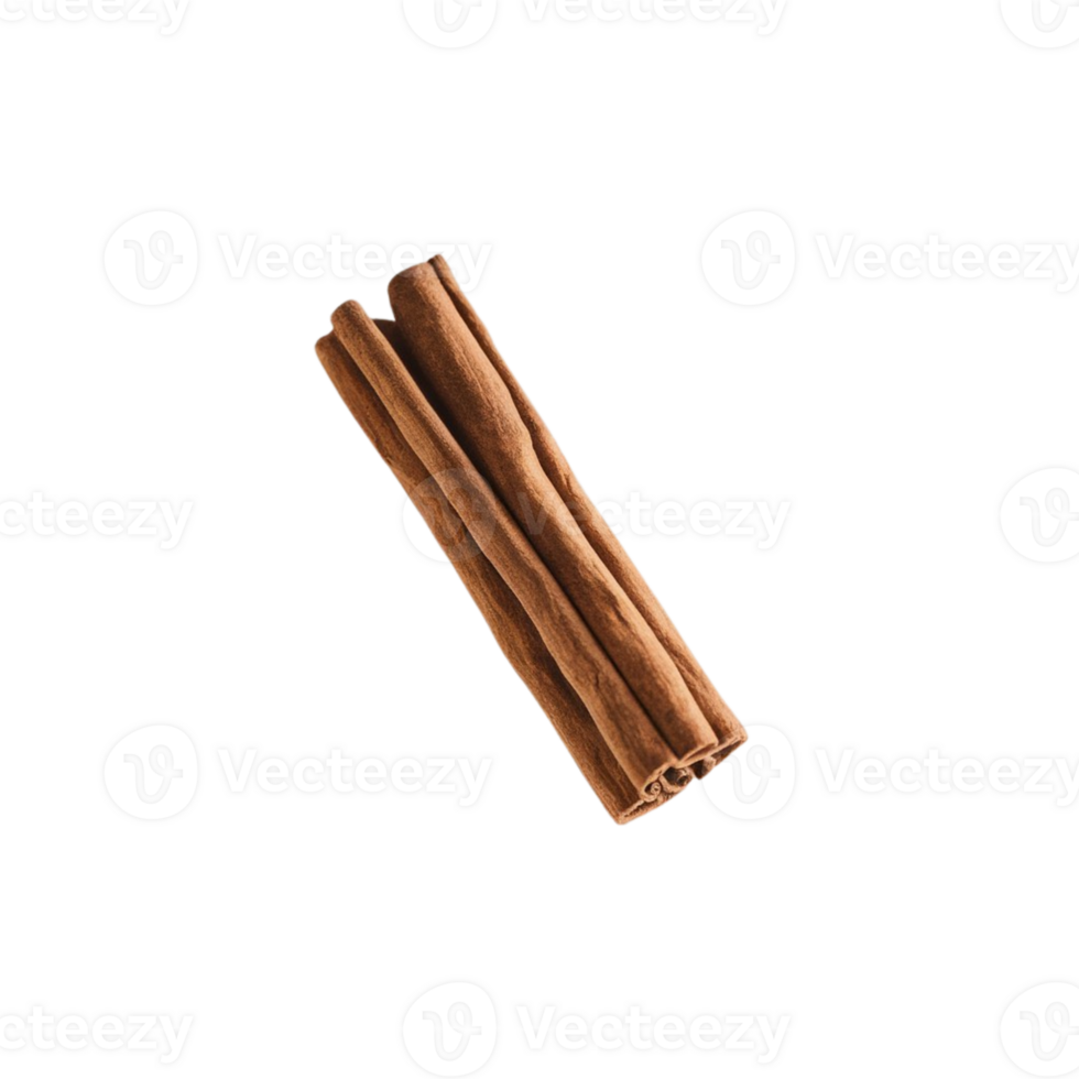 Dehydrated cinnamon sticks with a see-through background png
