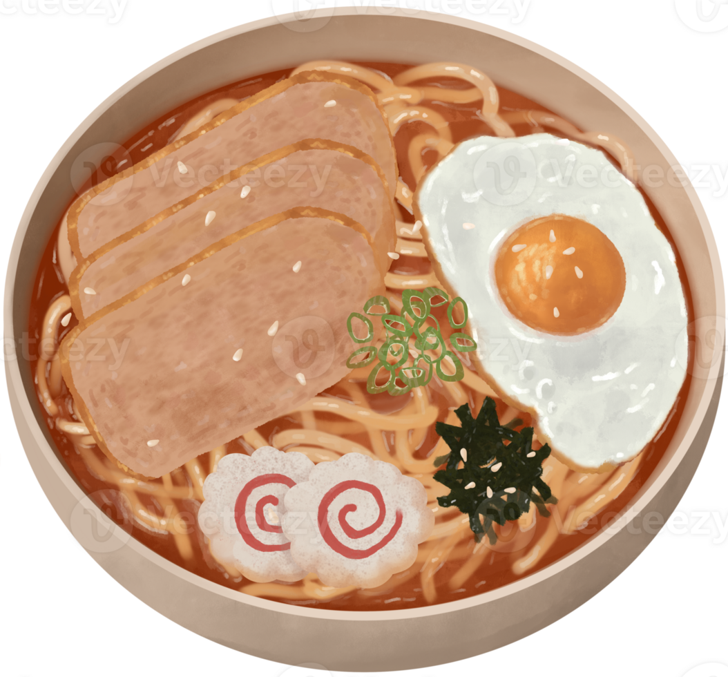 noodle with meat in soup png