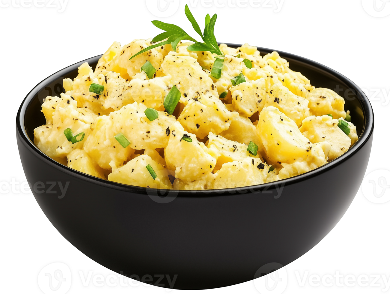 Potato salad in a bowl png