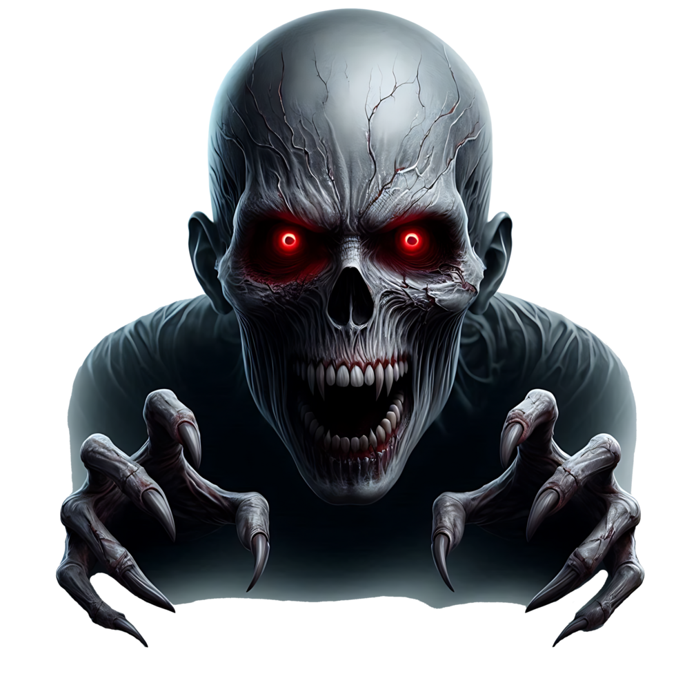 Realistic scary ghost are used as a design resource for t-shirts halloween or black friday festival png