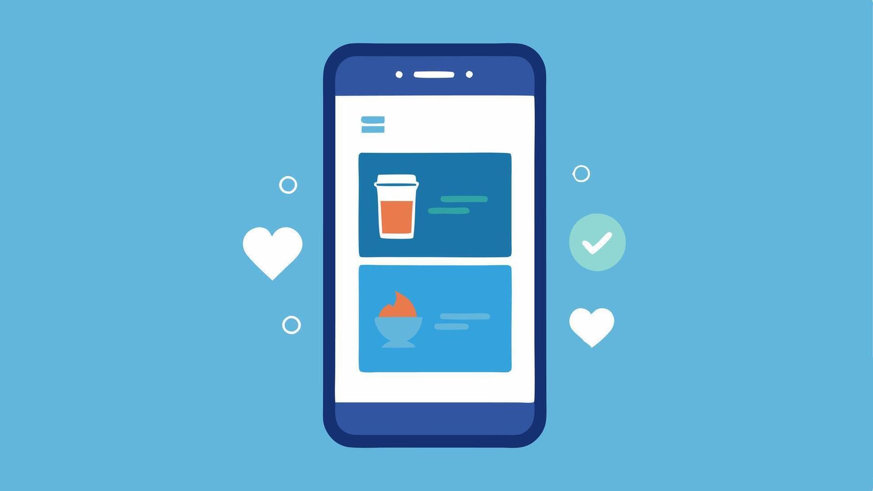 Wellness Reminders A smartphone displaying push notifications for wellness reminders like Time for a break and Drink water popping up.. vector