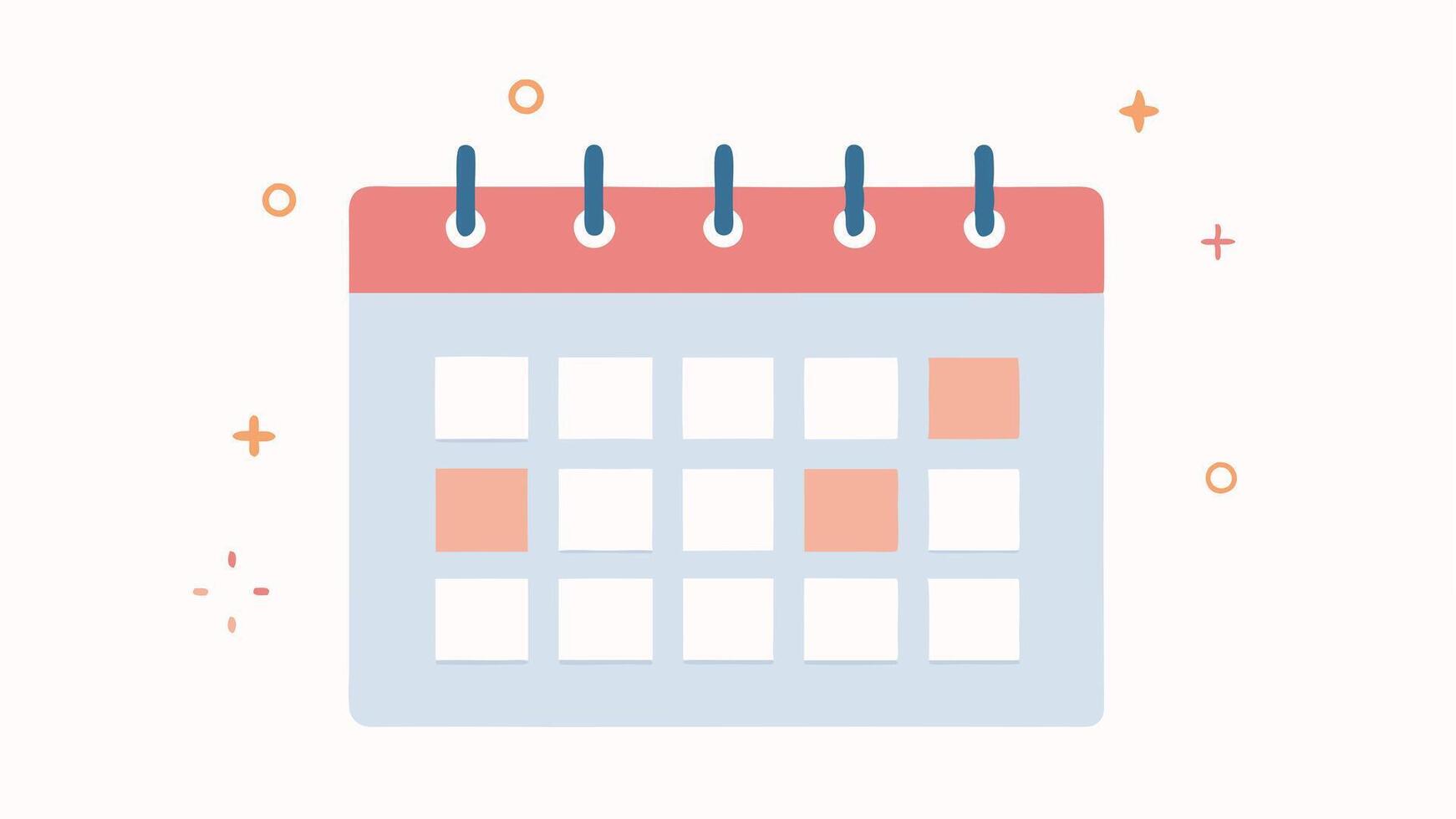 Weekly Treatment Schedule A calendar view with regular light therapy sessions marked emphasizing the importance of consistency in achieving skin rejuvenation.. vector
