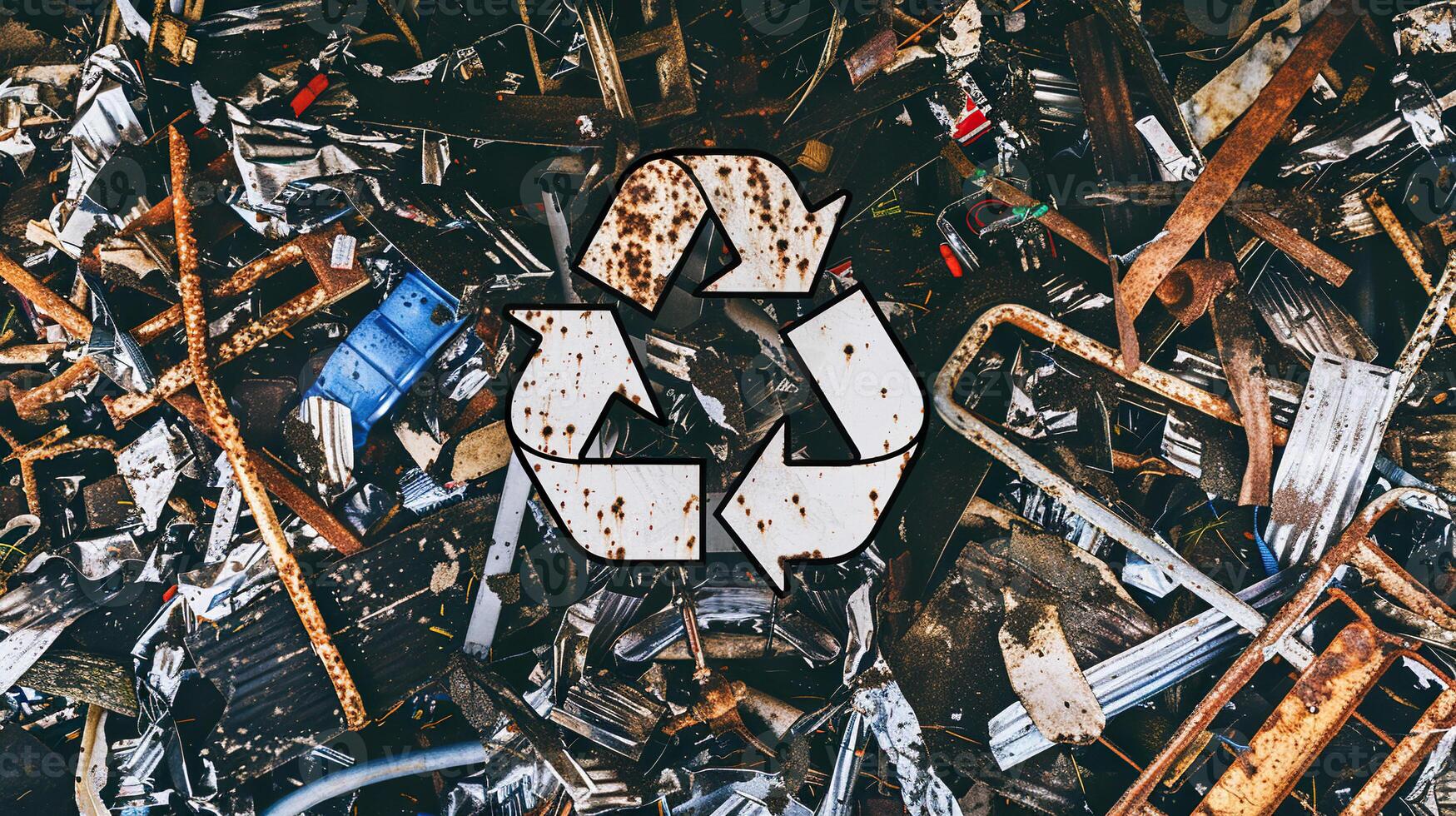 Recycling, reusing, sustainable manufacturing, green policy, waste reduction, ecological business concept with copy space photo