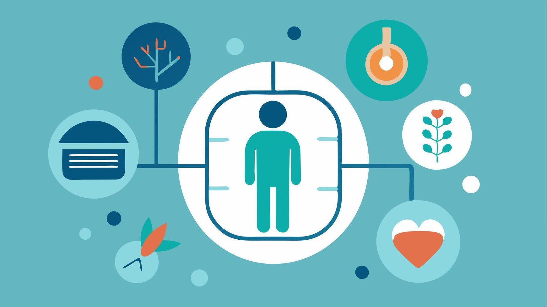 Therapy Benefits A visual representation of the benefits of hyperbaric therapy such as improved healing and oxygenation depicted through icons and brief text adjacent to a. vector