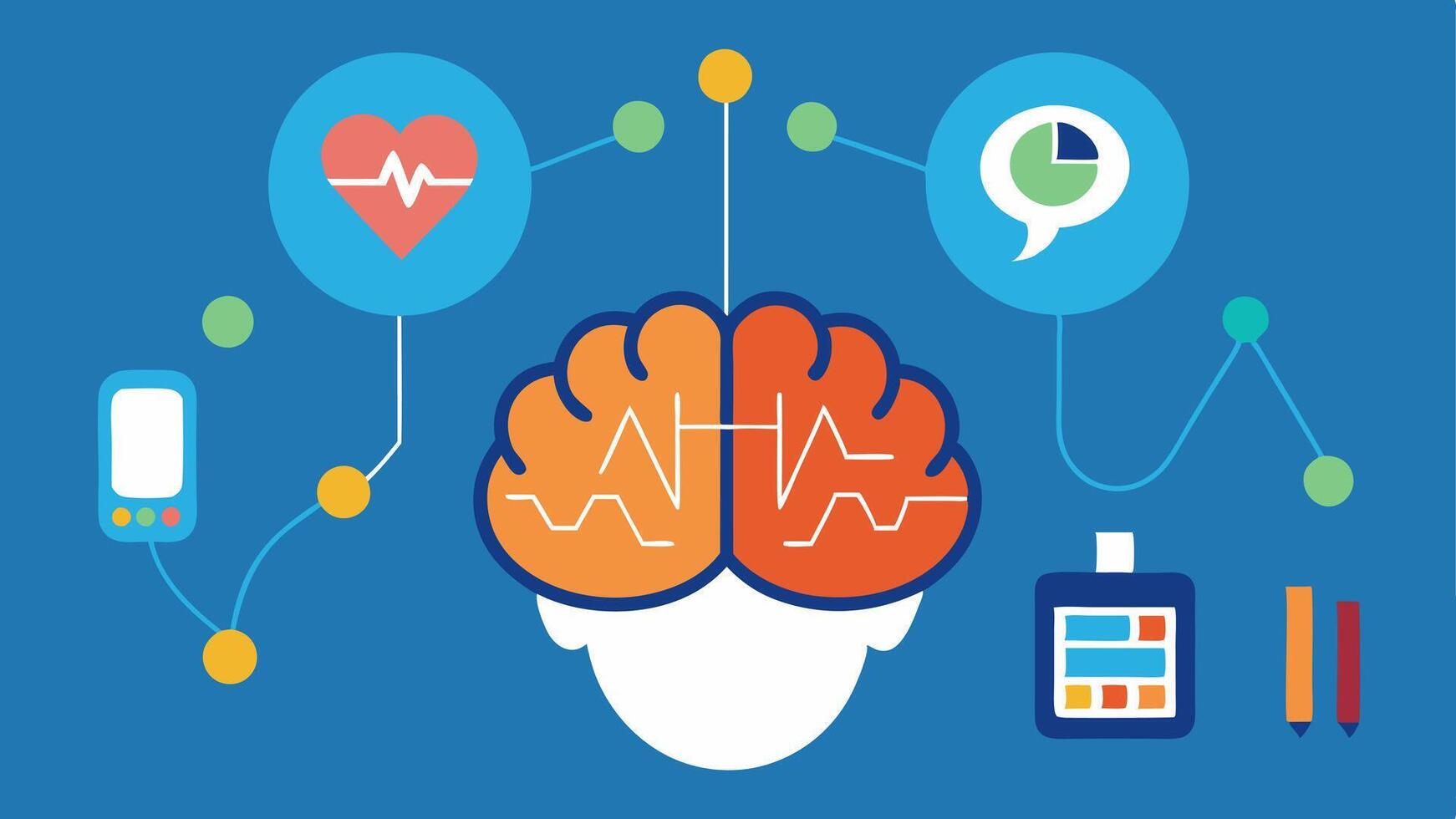 These descriptions can serve as guides for creating illustrations that convey the essence of Brainwave Optimization Devices in a visually appealing and straightforward. vector
