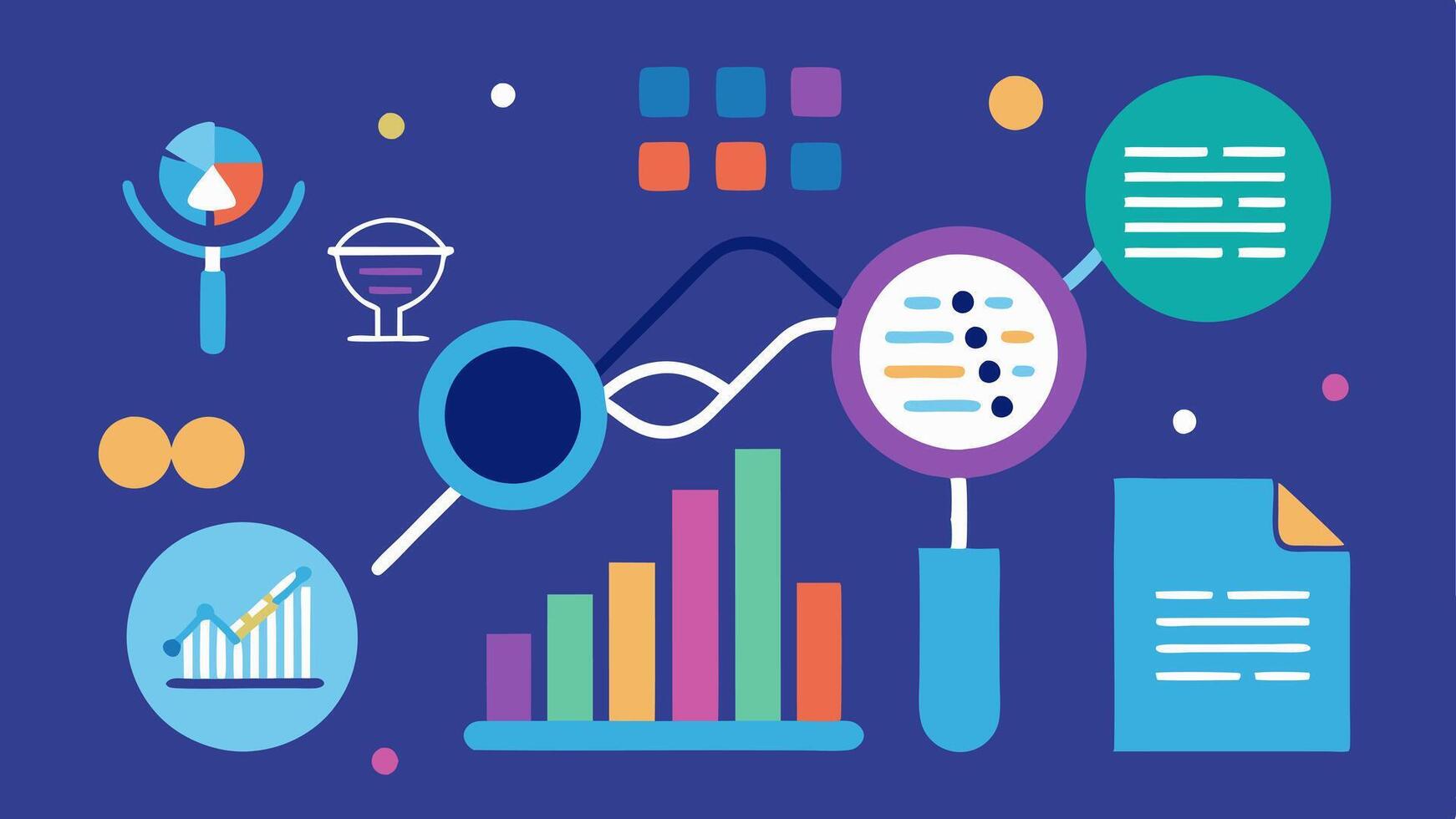 These descriptions can guide the creation of informative and visually engaging illustrations related to DNA ylation analysis.. vector