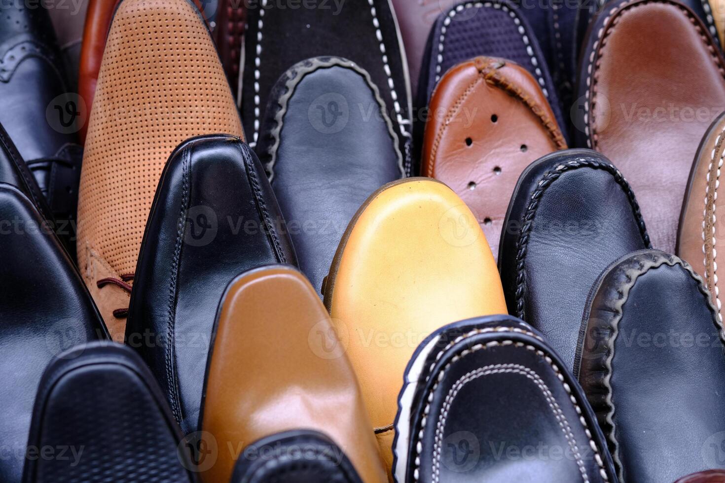Discover an Exquisite Collection of Elegant Leather Shoes Available in Various Colors and Styles photo