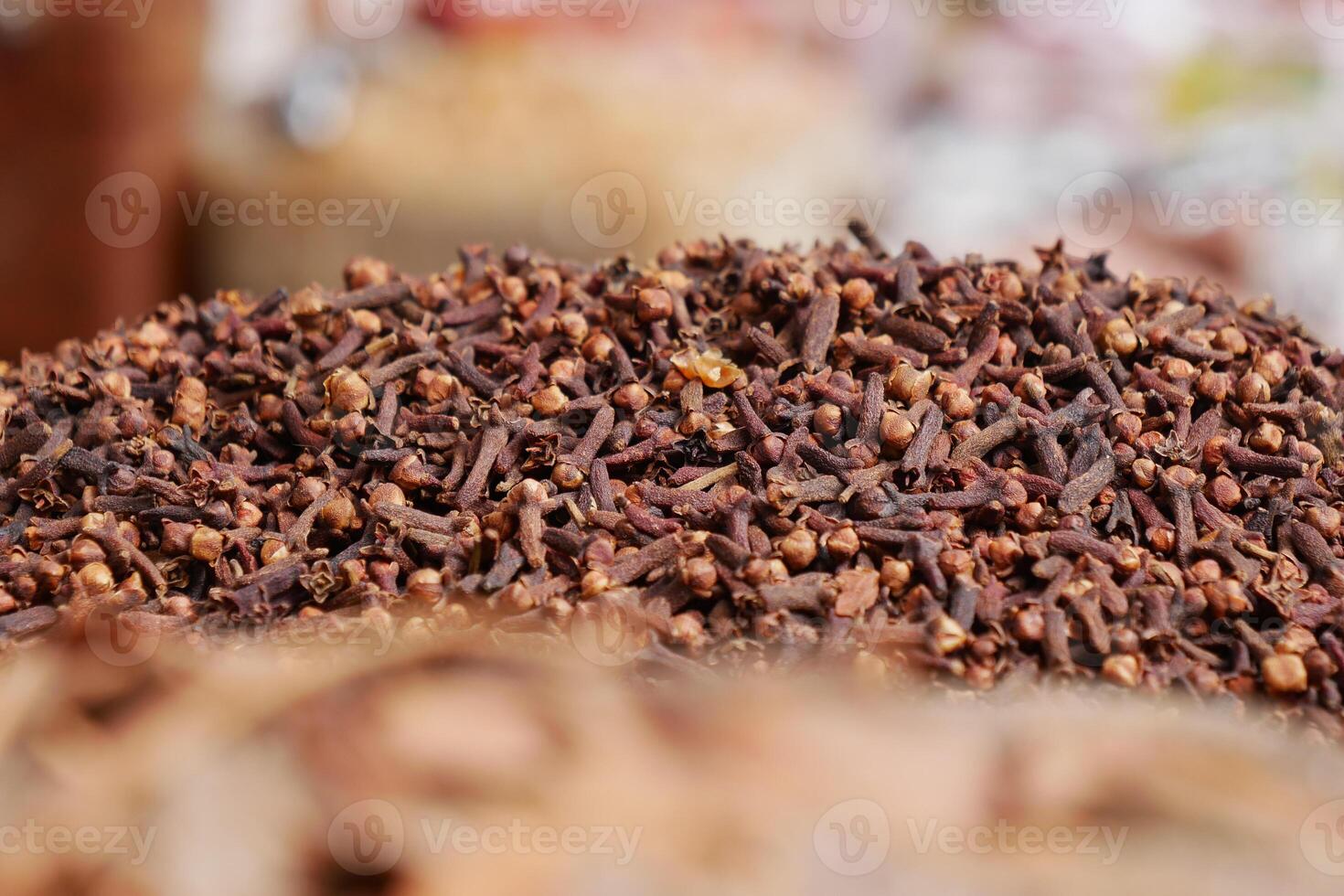 A Detailed CloseUp View of Dried Cloves Spices Used for Various Culinary Purposes photo