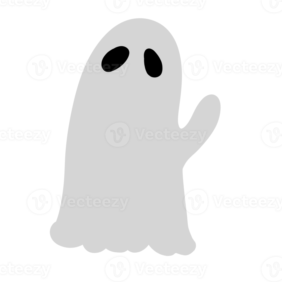 little ghost waving png