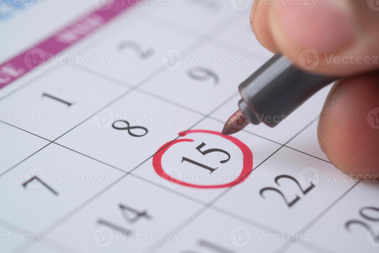 Its essential to mark the calendar for all important dates that we should remember photo
