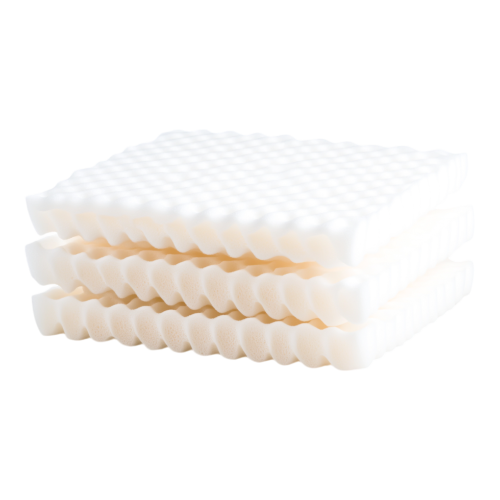 Stack of White Foam Material for Various Uses png