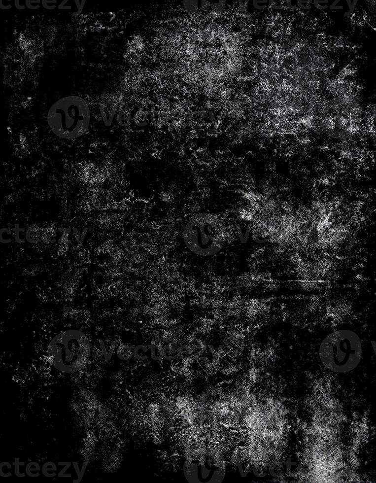 Grunge black texture with distressed, rough surface for backgrounds or design overlays. photo