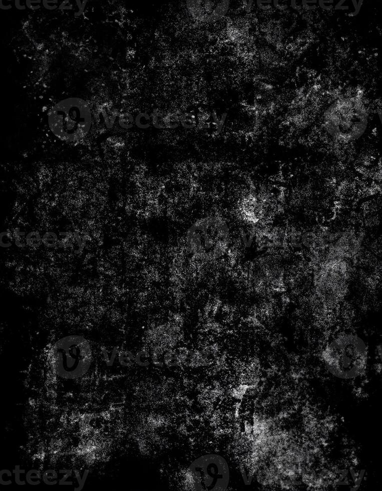 Grunge black texture with distressed, rough surface for backgrounds or design overlays. photo