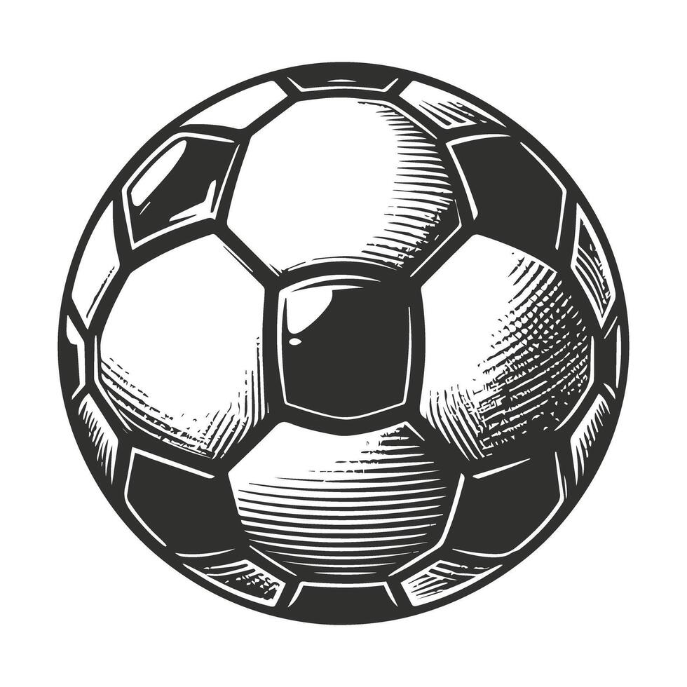 Soccer ball background with texture. vector