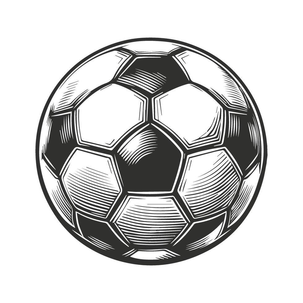 Textured Soccer Ball Background vector