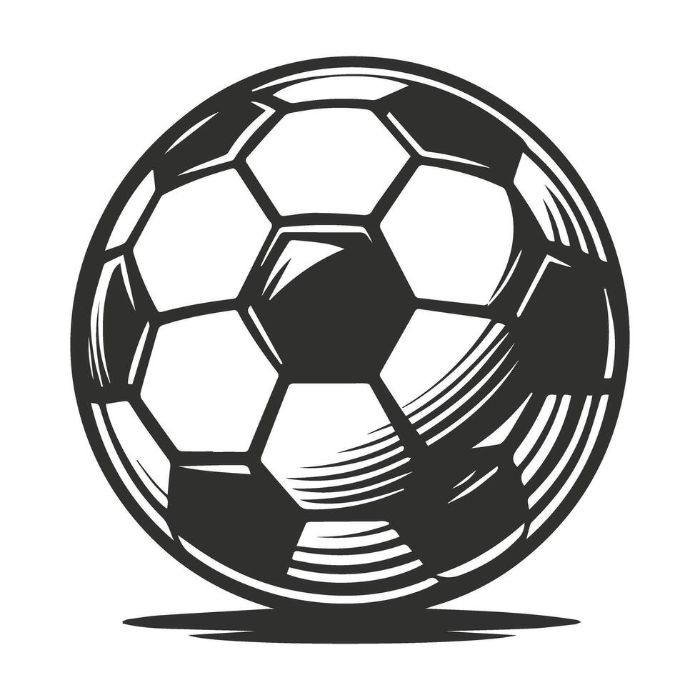 Modern Soccer Ball Background Design vector