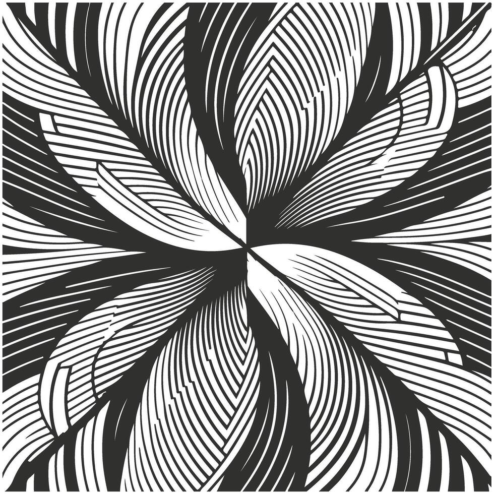 Flat Monochromatic Pattern Concepts vector