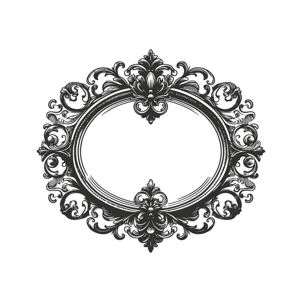 Timeless Gothic Frame Vintage Collection vector