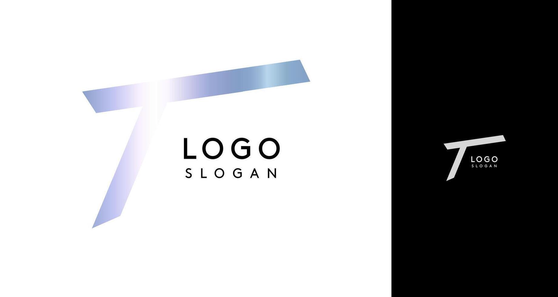 Shiny chromatic letter T, metallic monogram with shiny chrome iridescent gradient for streetwear fashion, music label, skate brand, urban art, graffiti-inspired products, modern tech company vector