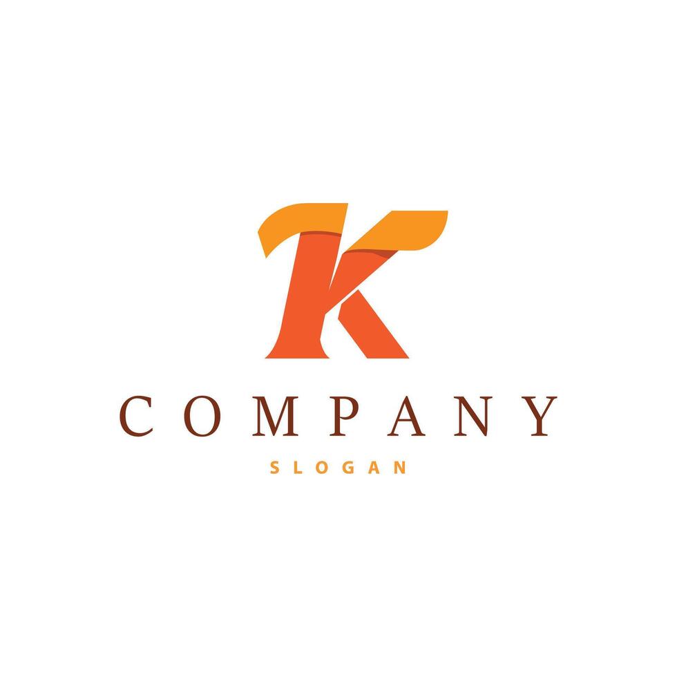 Minimal Initial K Letter Logo Modern And Luxury vector