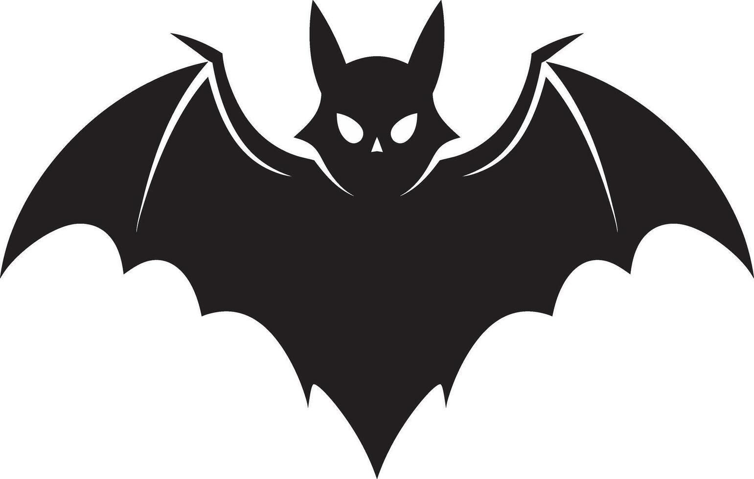 Flying Halloween bats on transparent background vector