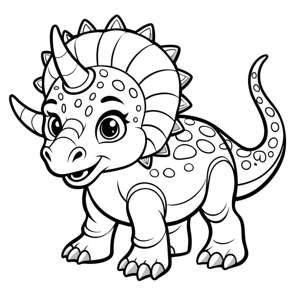 Fun Zuniceratops Dinosaur Coloring Page for Kids Unleash Your Inner