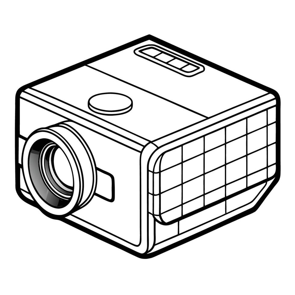 Isometric Multiview Orthographic Projection with Definition and Examples vector