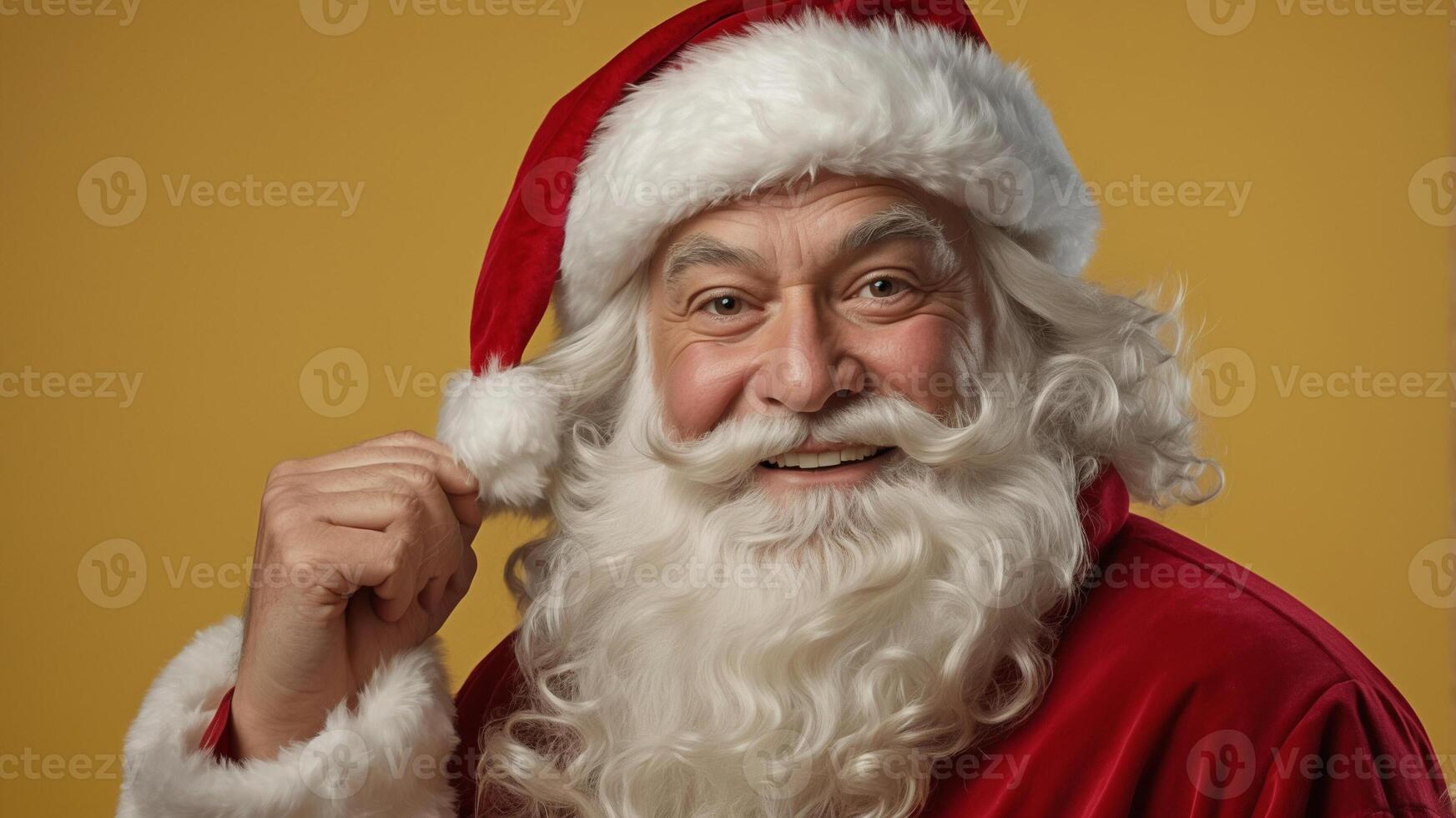 Old happy santa claus photo