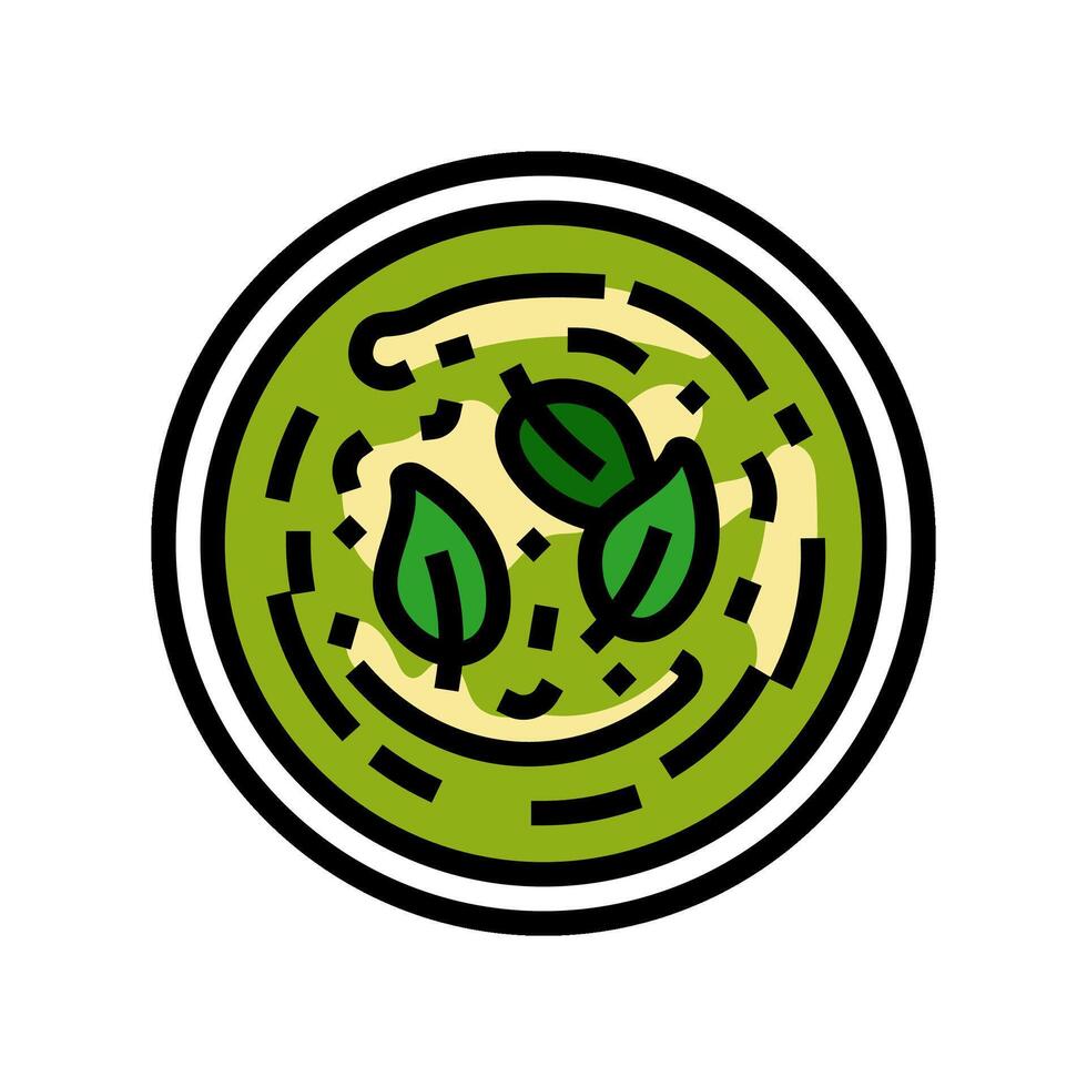 soup raw foodist color icon illustration vector