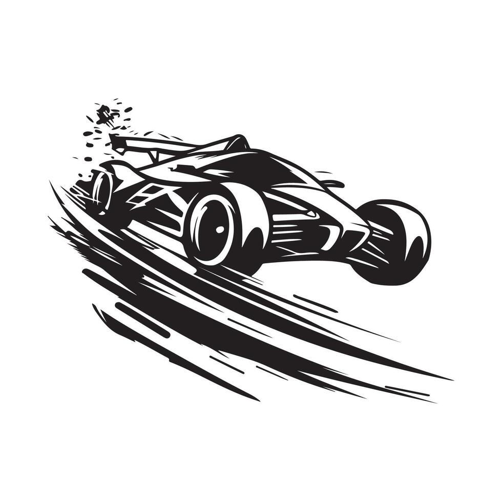Toys Car Race Stock image. speed racer tamiya toys car design image vector